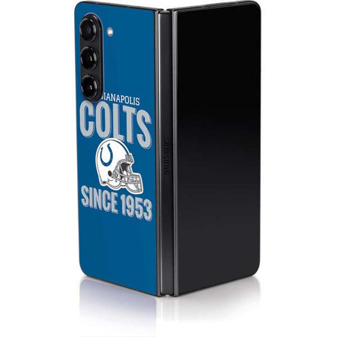 NFL Indianapolis Colts Helmet Galaxy Z Fold5 5G Skin